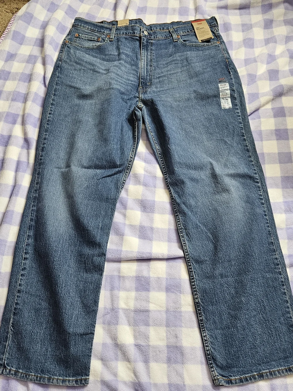 Levi's Men's Relaxed Fit Medium Blue Denim Jeans